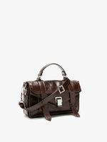 Proenza Schouler Side Still Life Image of PS1 Tiny Bag in T. Moro