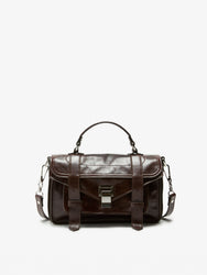 Proenza Schouler Front Still Life Image of PS1 Tiny Bag in T. Moro