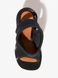 Aerial image of Stretch Ledge Sandals in BLACK