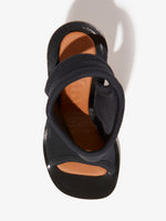 Aerial image of Stretch Ledge Sandals in BLACK