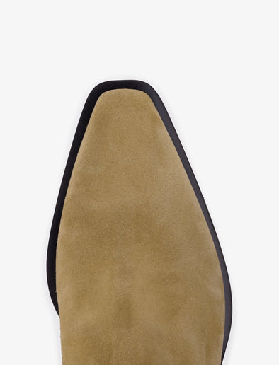 Detail image of Bronco Chelsea Boots in Dark Beige