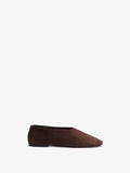 Proenza Schouler side image of Glove Slippers in espresso