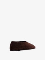 Proenza Schouler back 3/4 image of Glove Slippers in espresso