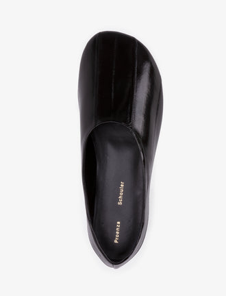 Proenza Schouler aerial image of Glove Slippers in BLACK