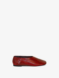 Side image of Glove Slippers in Eel in ROSEWOOD