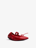 3/4 Front image of Glove Mary Jane Flats in VERMILLION