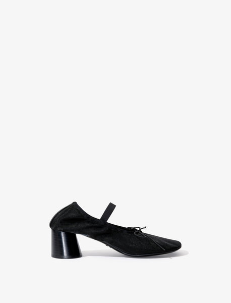 Proenza Schouler Black Leather Mary Jane Oxfords