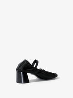 Back 3/4 image of GLOVE MARY JANE PUMPS in BLACK