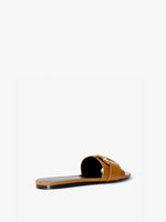 Back image of Monogram Slide Sandals in TERRACOTTA