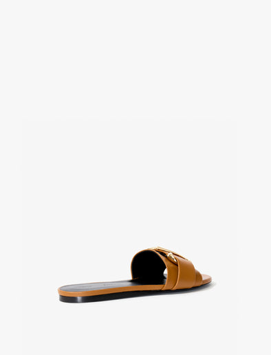 Back image of Monogram Slide Sandals in TERRACOTTA