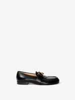 Side image of the Monogram Loafer in black