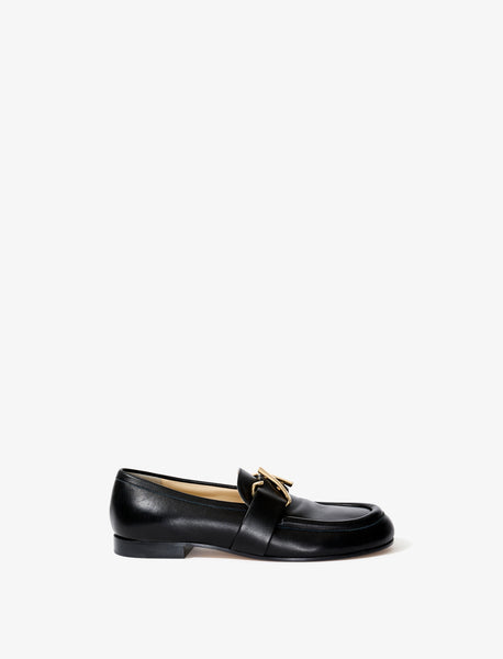【関税込み】Proenza Schouler ブラック モノグラム ローファー Proenza Schouler Monogram Loafers - Black | Proenza Schouler