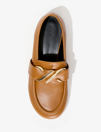 Aerial image of image of Monogram Loafers in TERRACOTTA