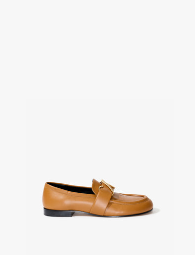 Side image of image of Monogram Loafers in TERRACOTTA