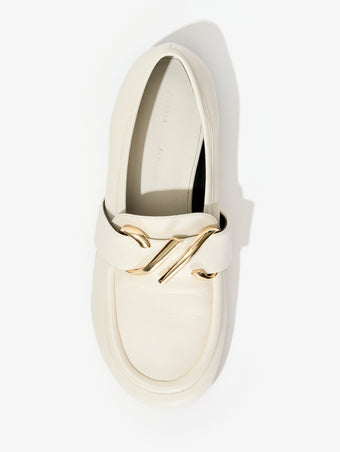 Aerial image of Monogram Loafers in CREAM
