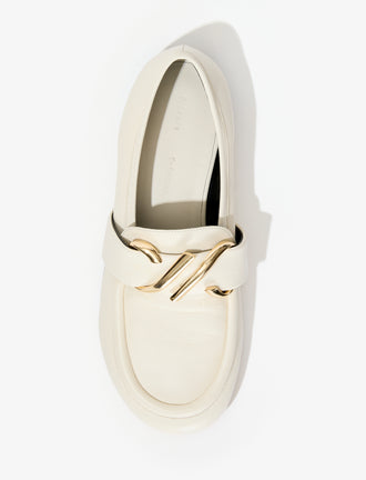 Aerial image of Monogram Loafers in CREAM