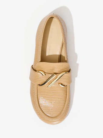 Aerial view of monogram Loafer in paper