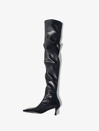 Proenza Schouler aerial image of Trap Over The Knee Boots - 60MM in black