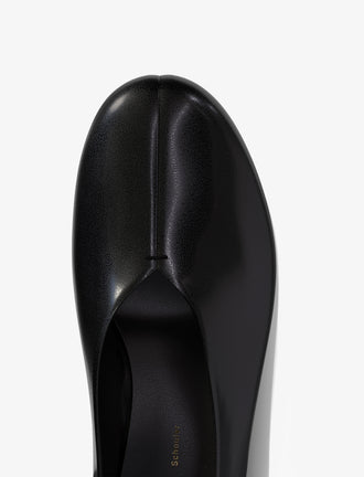 Proenza Schouler aerial image of Tee Pumps in black