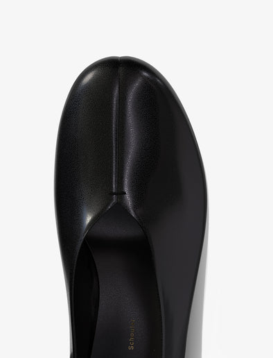Proenza Schouler aerial image of Tee Pumps in black