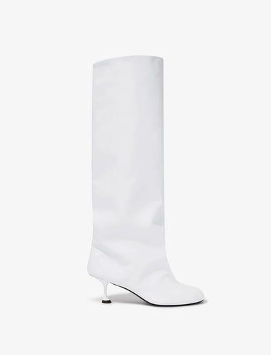 Proenza Schouler Tee Knee High Boots - White | Proenza Schouler