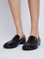 Image of model wearing  Park Loafers in black
