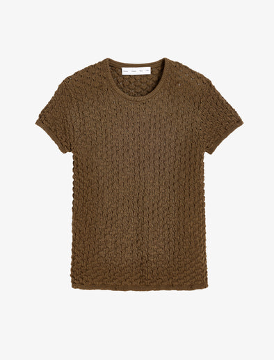 Proenza Schouler Still Life image of Quincy Top in Crochet in Wood