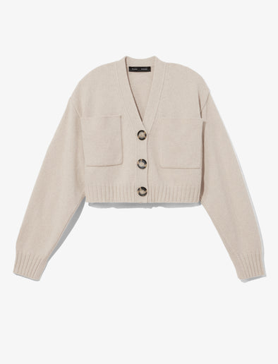 Still Life image of Eco Cashmere Cardigan in OATMEAL