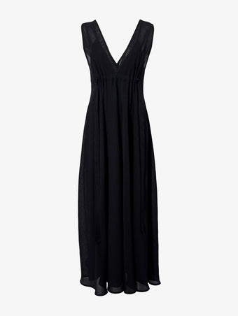 Still Life image of Lorna Dress In Viscose Mesh in BLACK