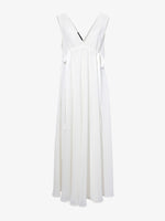 Still Life image of Lorna Dress In Viscose Mesh in OFF WHITE