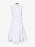 Still Life image of Cindy Dress In Washed Cotton Poplin in WHITE