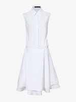 Still Life image of Cindy Dress In Washed Cotton Poplin in WHITE