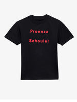 Flat image of Lunar New Year Logo T-Shirt In Eco Cotton Jersey in BLACK/RED