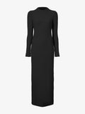 Flat image of Lara Knit Dress In Viscose Boucle in BLACK