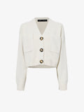 Still Life image of Sofia Cardigan In Eco Cashmere in IVORY