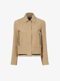 Still Life image of Wiley Jacket In Cotton Linen in HAZELNUT