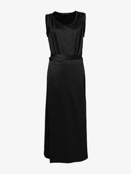 Flat image of Lynn Dress in Eco Cotton Jersey in black