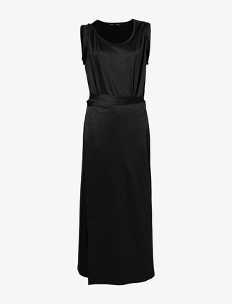 Flat image of Lynn Dress in Eco Cotton Jersey in black