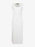 Flat image of Lynn Dress in Eco Cotton Jersey in white