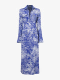 Still Life image of Vanessa Dress In Printed Viscose Crepe in COBALT MULTI