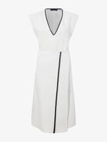 Still Life image of Monir Dress In Cotton Linen in ECRU