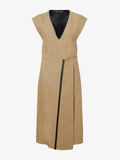 Still Life image of Monir Dress In Cotton Linen in HAZELNUT