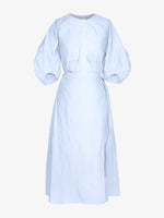 Proenza Schouler Still Life image of Alicia Dress in Crinkled Cotton Gabardine in SKY BLUE