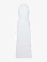 Proenza Schouler still life image of Selena Twist Back Dress in Matte Viscose Crepe in white