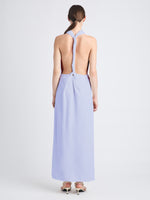 selena backless twist back matte viscose crepe dress Proenza Schouler Selena Twist Back Dress In Matte Viscose Crepe