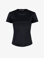 Flat image of Maren Top in Eco Cotton Jersey in black