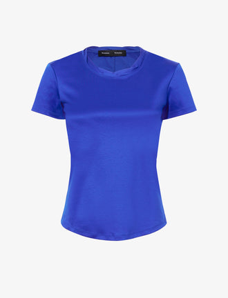Still Life image of Maren Top In Eco Cotton Jersey in COBALT