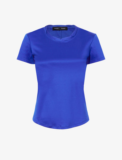 Still Life image of Maren Top In Eco Cotton Jersey in COBALT