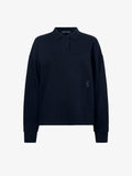 Still Life image of Brooks Polo in Cotton Terry Jersey in BLACK