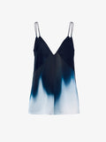 Still Life image of Sabine Top in Printed Viscose Gaberdine in MIDNIGHT MULTI